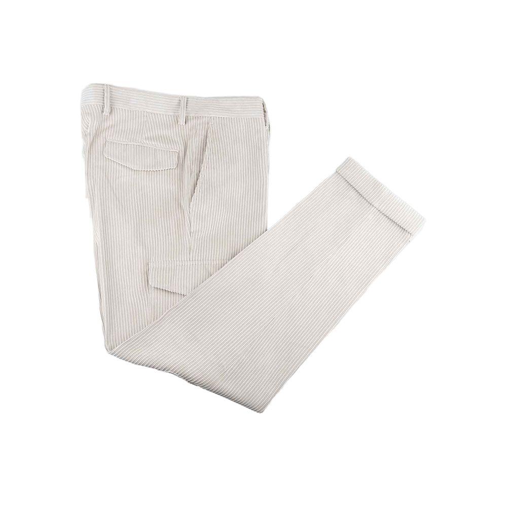 BARBA bež muške pantalone od somota