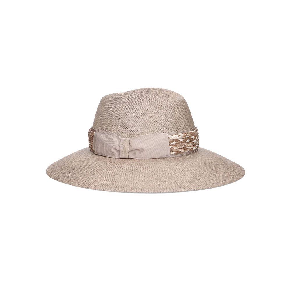 BORSALINO Vera Panama bež šešir