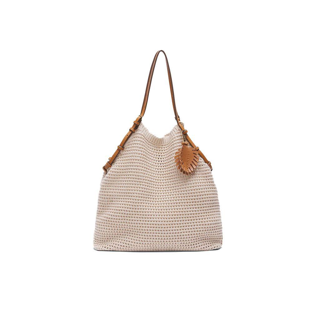 ERMANNO SCERVINO Alba bež ženska heklana tašna