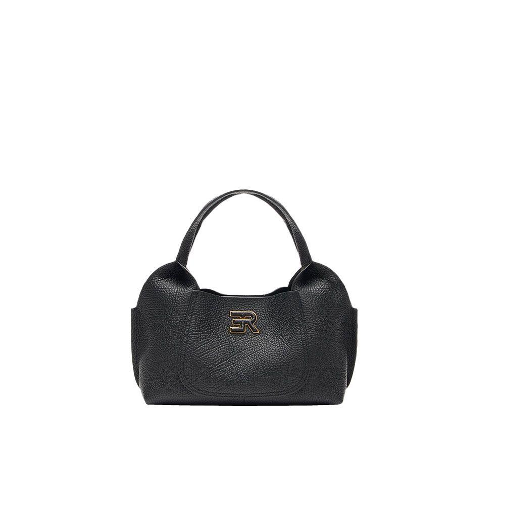 ERMANNO SCERVINO Candy Hobo mala crna kožna tašna