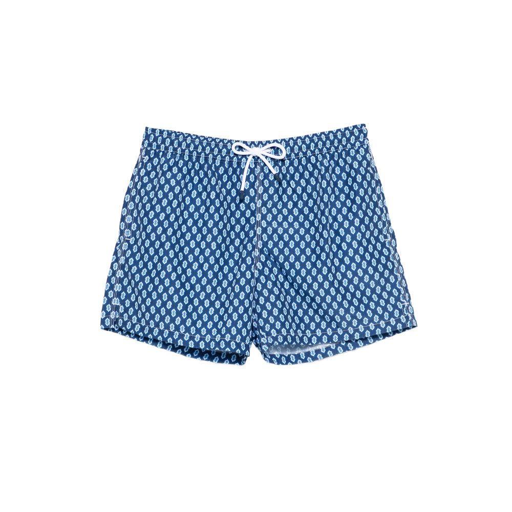 FEDELI teget muški šorts sa okavim paternom