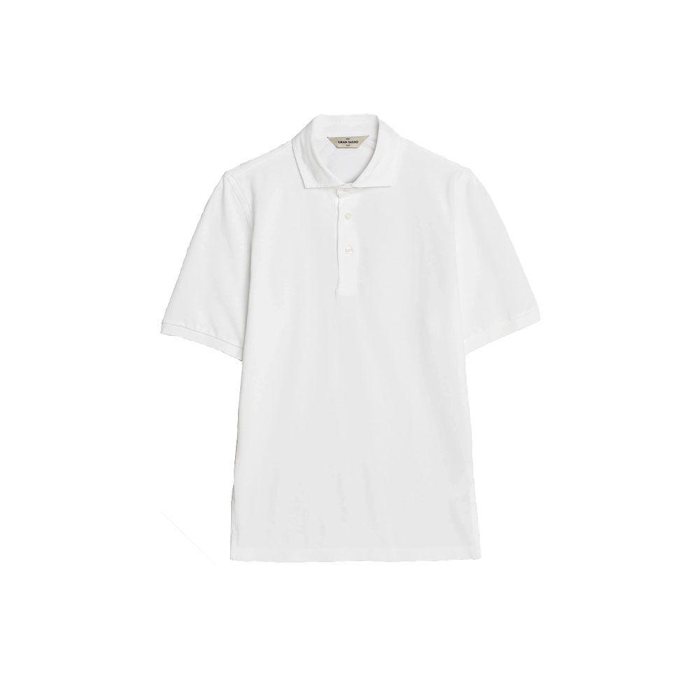 GRAN SASSO bijela polo muška majica