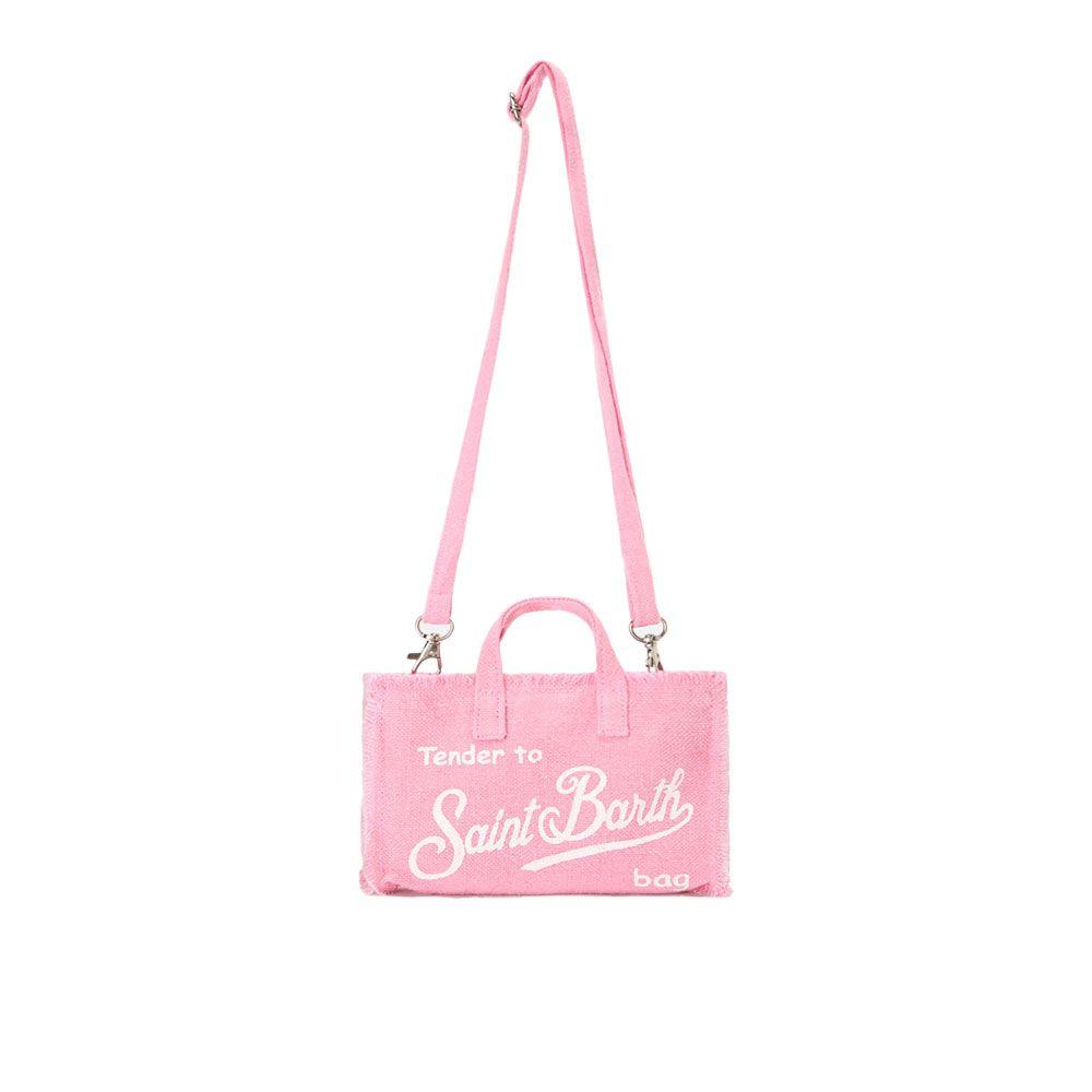 MC2 SAINT BARTH Phone Bag roza lanena tašna