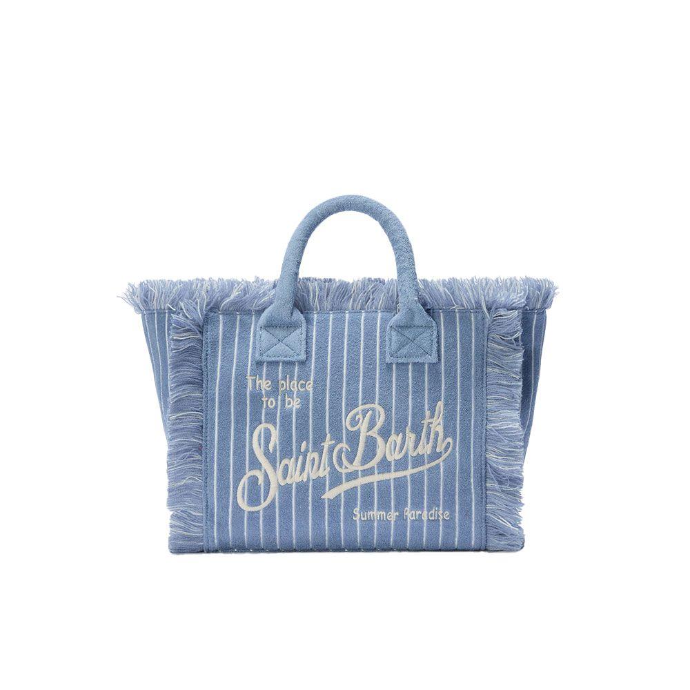 MC2 SAINT BART Vanity plava prugasta torba