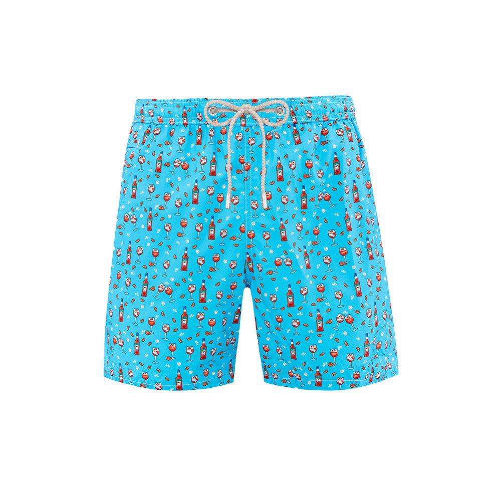 MC2 SAINT BARTH Lightweight muški šorts sa "Aperol Spritz" printom