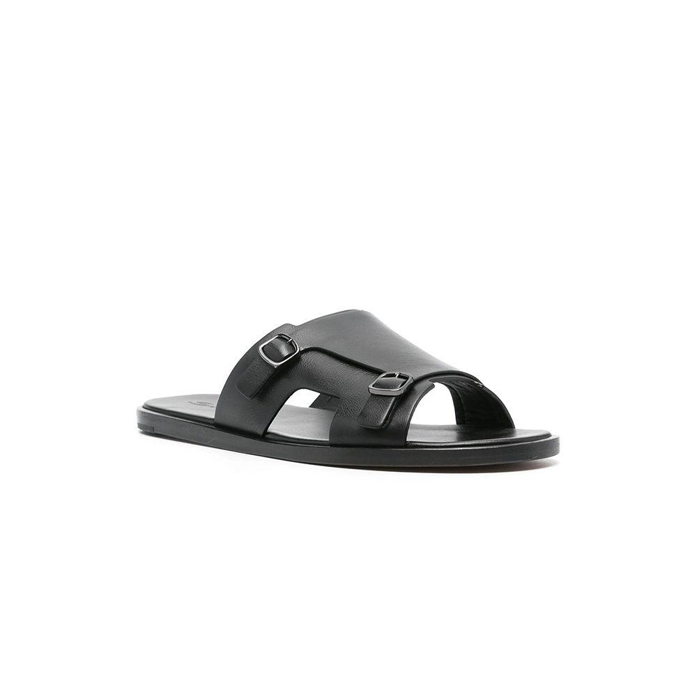 SANTONI Pacifico crne muške papuče