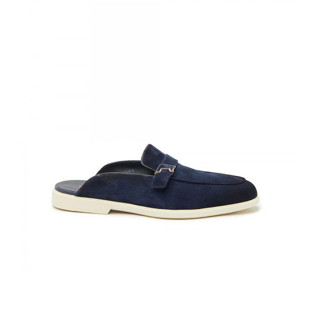 SANTONI Rafael teget muške papuče sa kaišem na risu