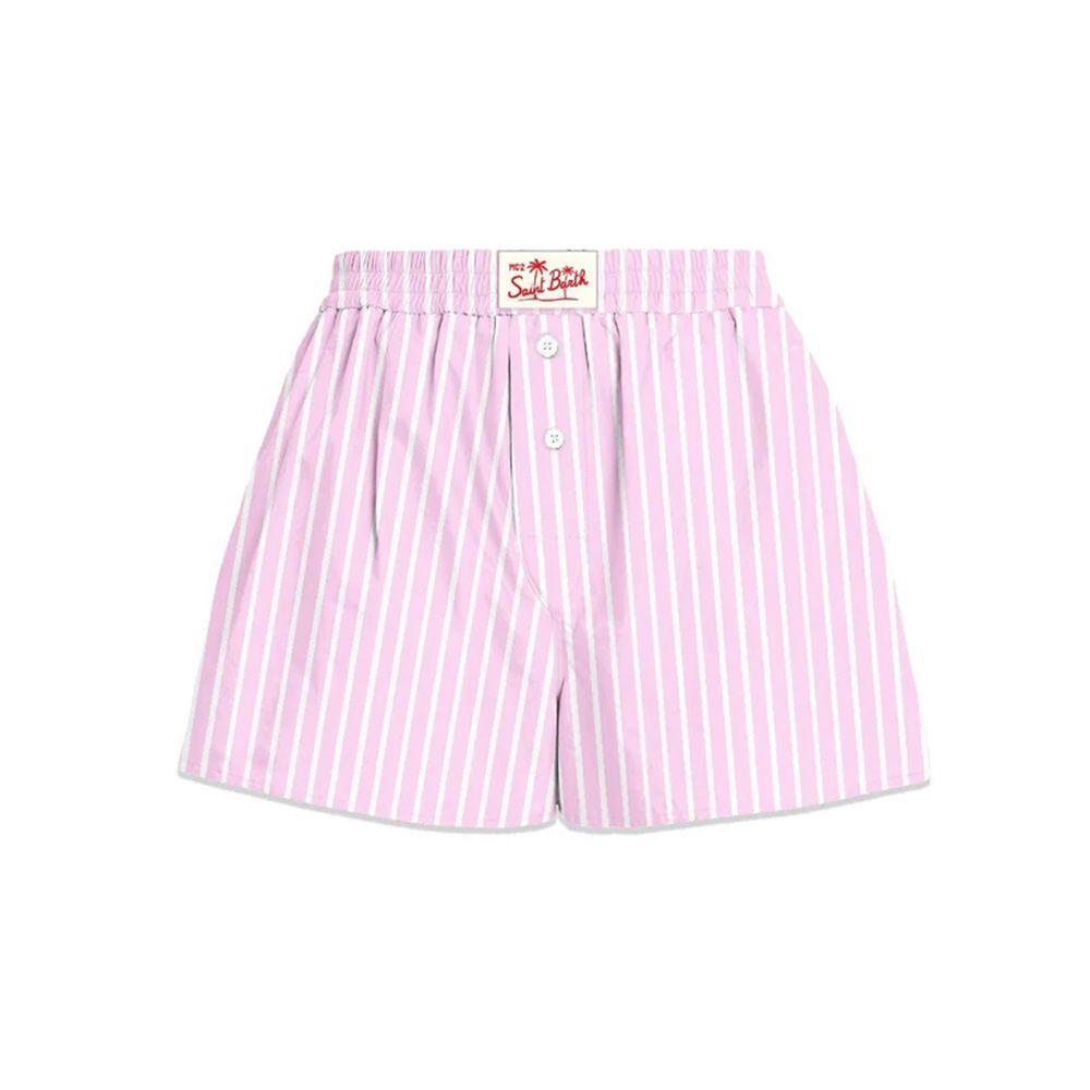 MC2 SAINT BARTH rozi prugasti dječiji šorts
