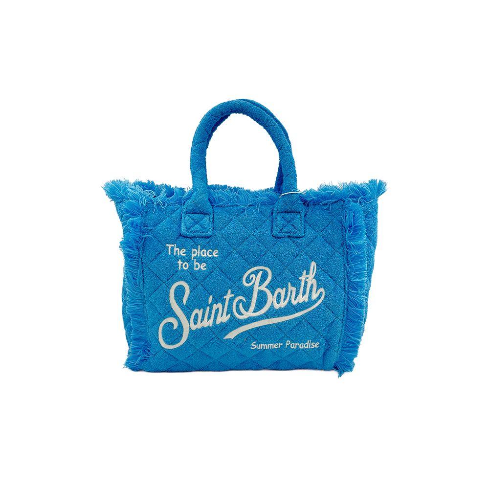 MC2 SAINT BARTH Vanity plava ženska torba od frotira