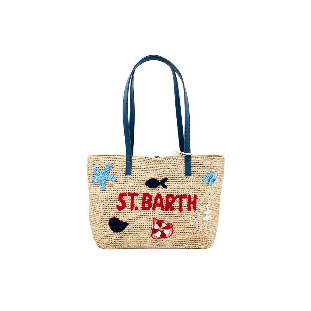 MC2 SAINT BARTH Raffia City bež ženska torba 