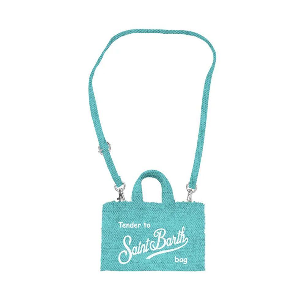 MC2 SAINT BARTH Phone bag mint ženska lanena tašna