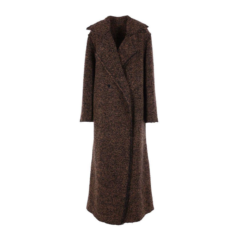 ALBERTA FERRETTI braon ženski kaput 