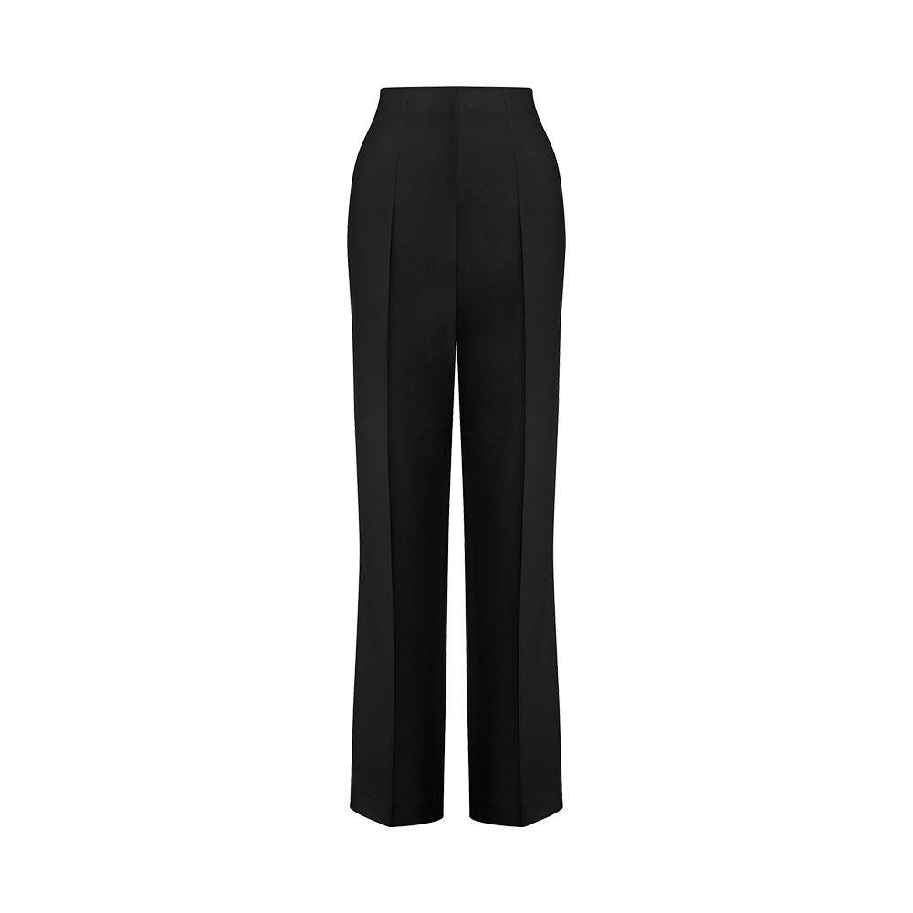 ALBERTA FERRETTI crne ženske pantalone ležernog kroja
