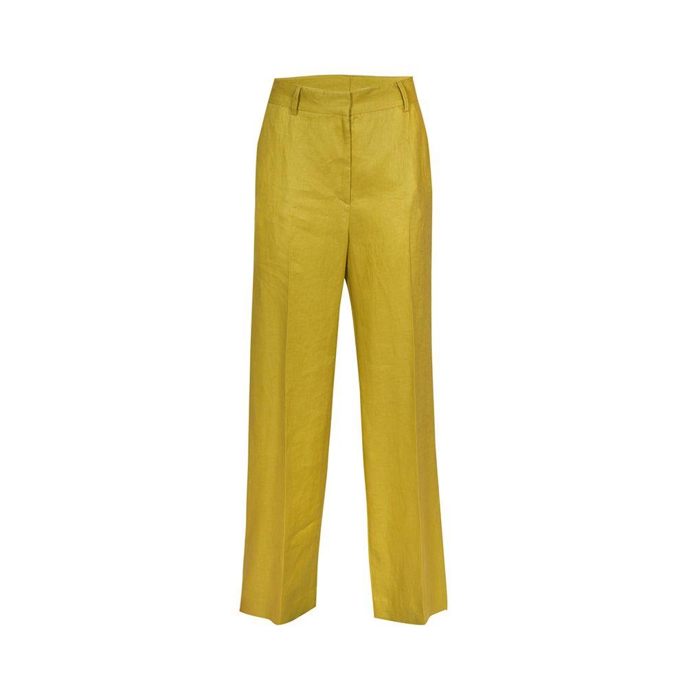 ANTONELLI limeta ženske lanene pantalone