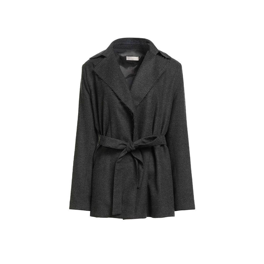 ANTONELLI tamno sivi ženski sako na vezanje