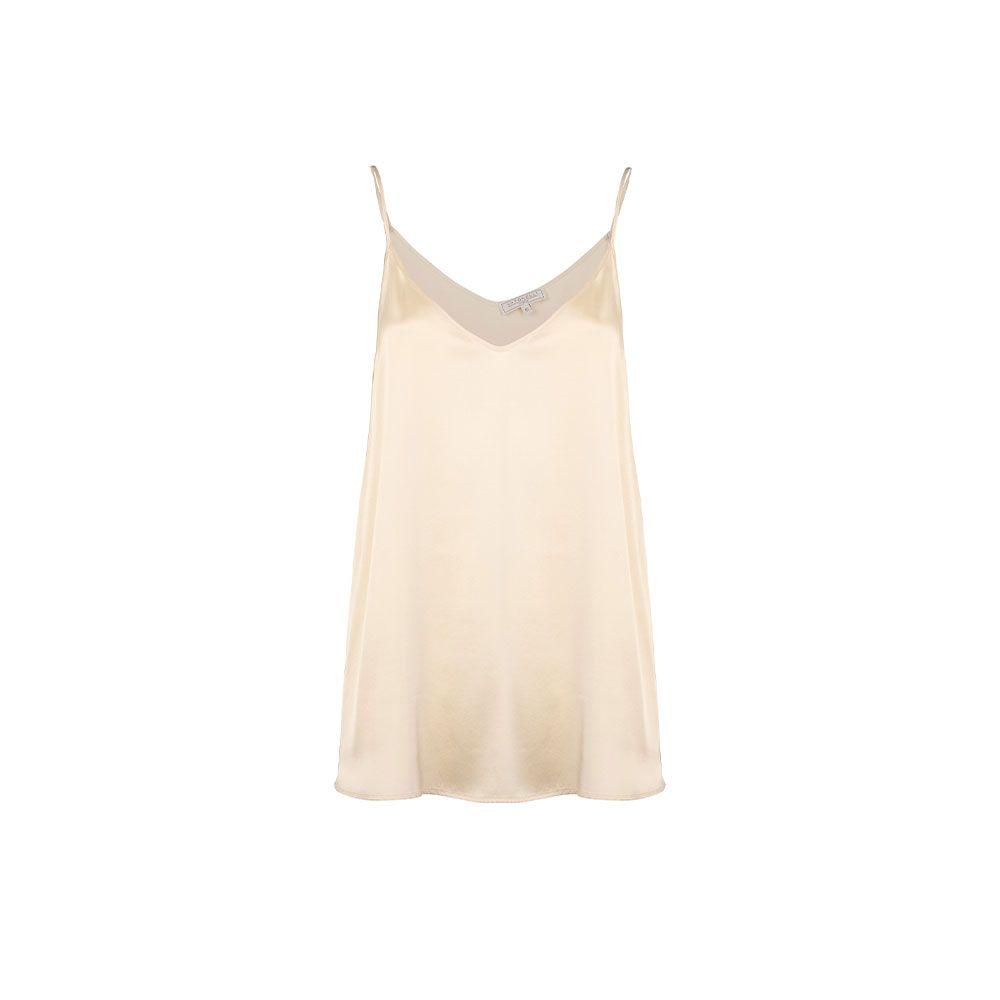 ANTONELLI Abe bež trik majica od svile