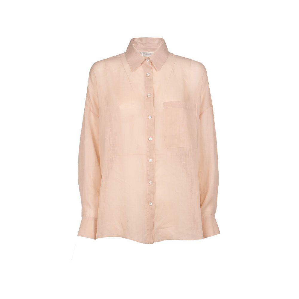 ANTONELLI Camerun svijetlo roza košulja od ramie