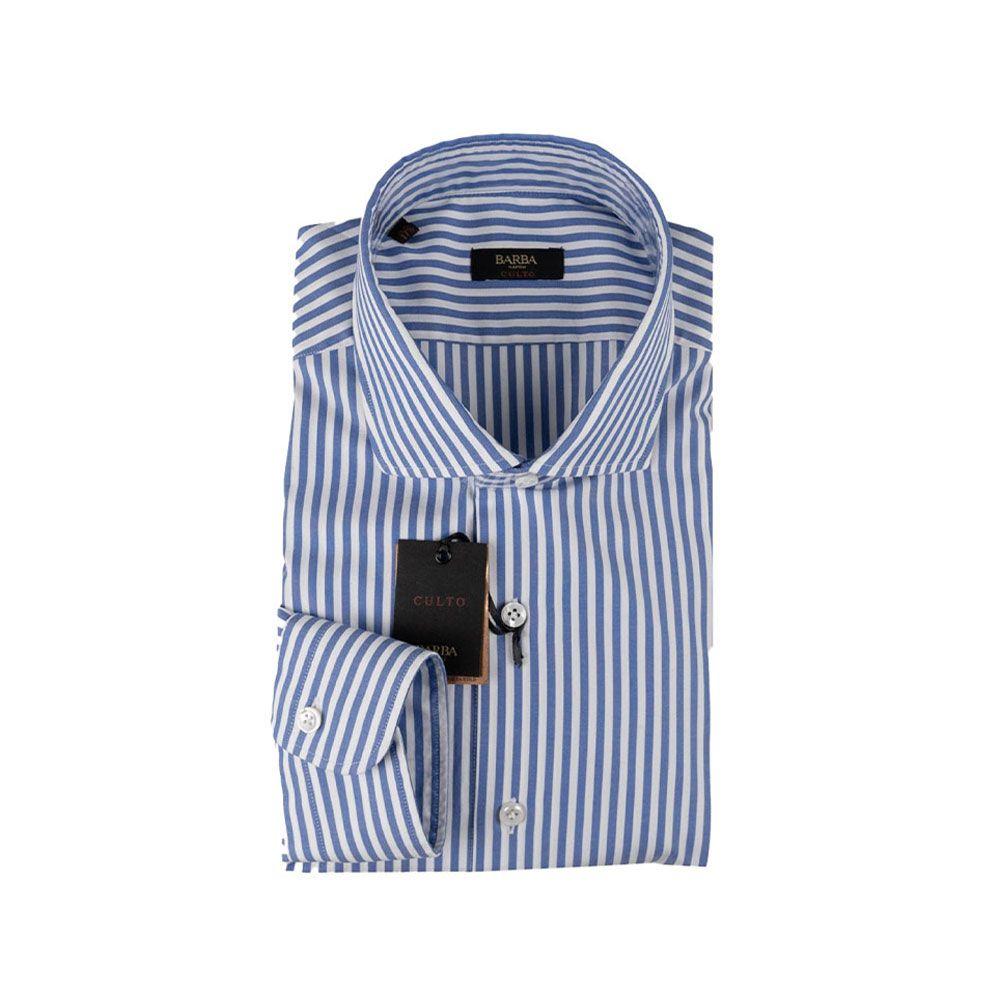 BARBA plavo-bijela muška prugasta kosulja