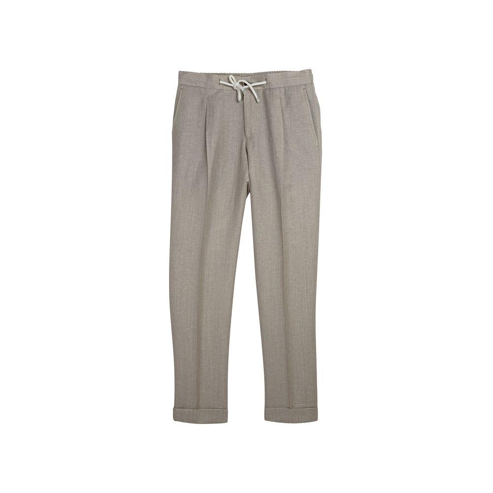 BARBA bež muške pantalone