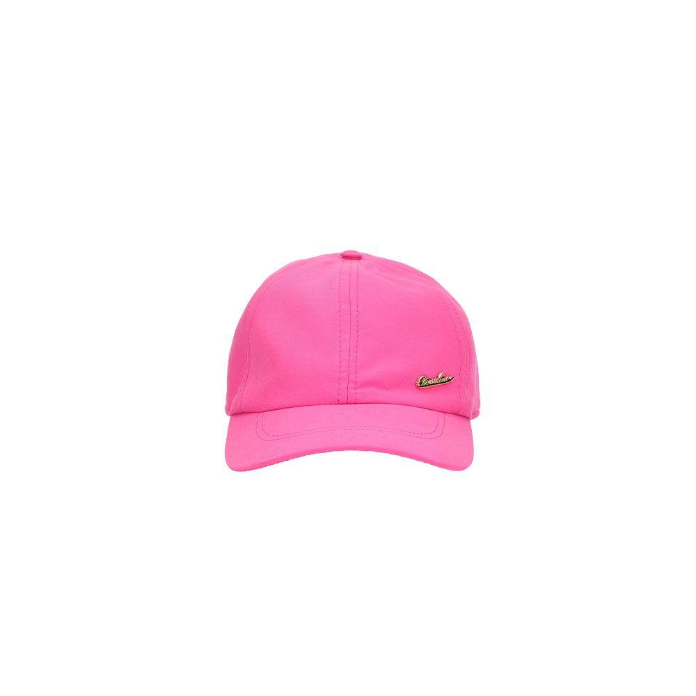 BORSALINO pink kačket sa zlatnim logom