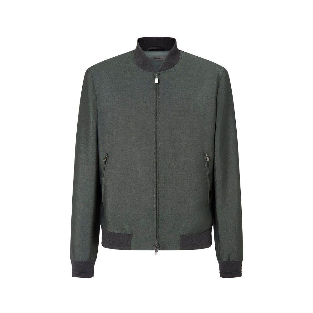 CORNELIANI maslinasta muška kratka jakna