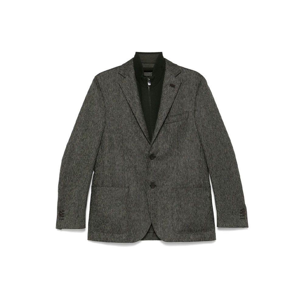 CORNELIANI maslinasti muški sako sa umetkom