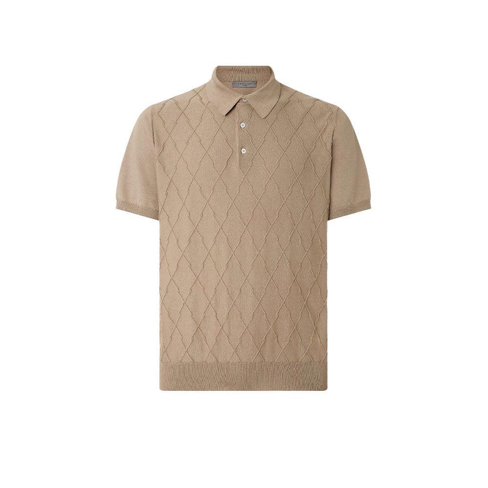 CORNELIANI braon polo muška končana majica