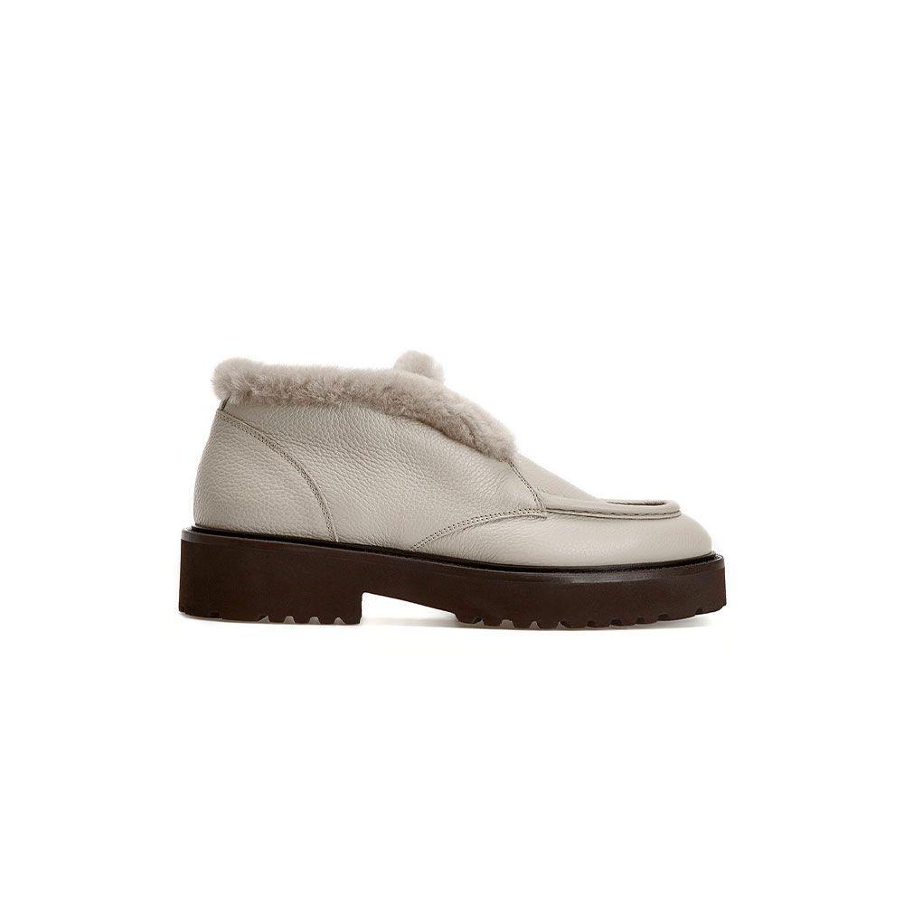 DOUCAL'S Desert bež ženske cipele sa krznom 