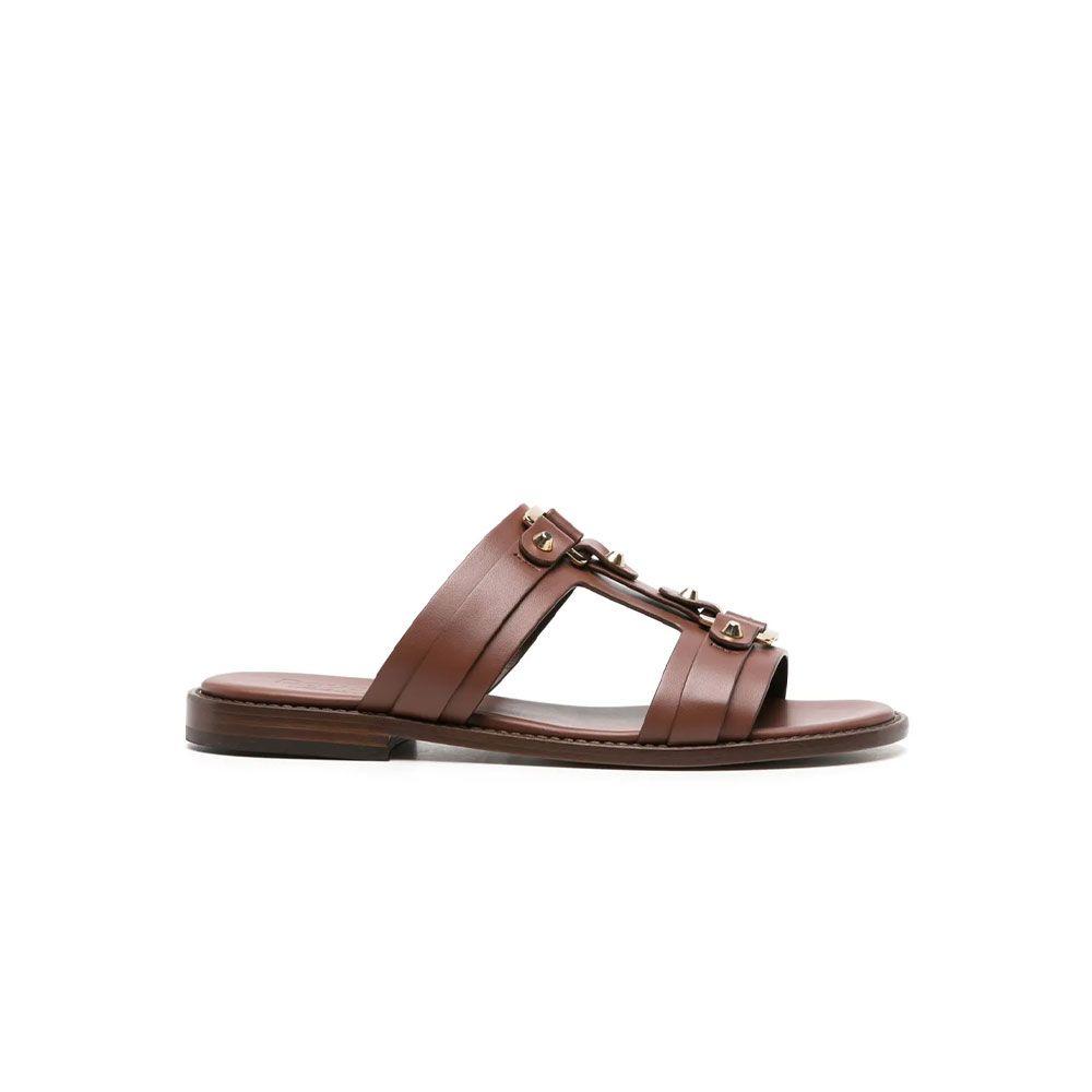 DOUCAL'S tamno braon ženske sandale