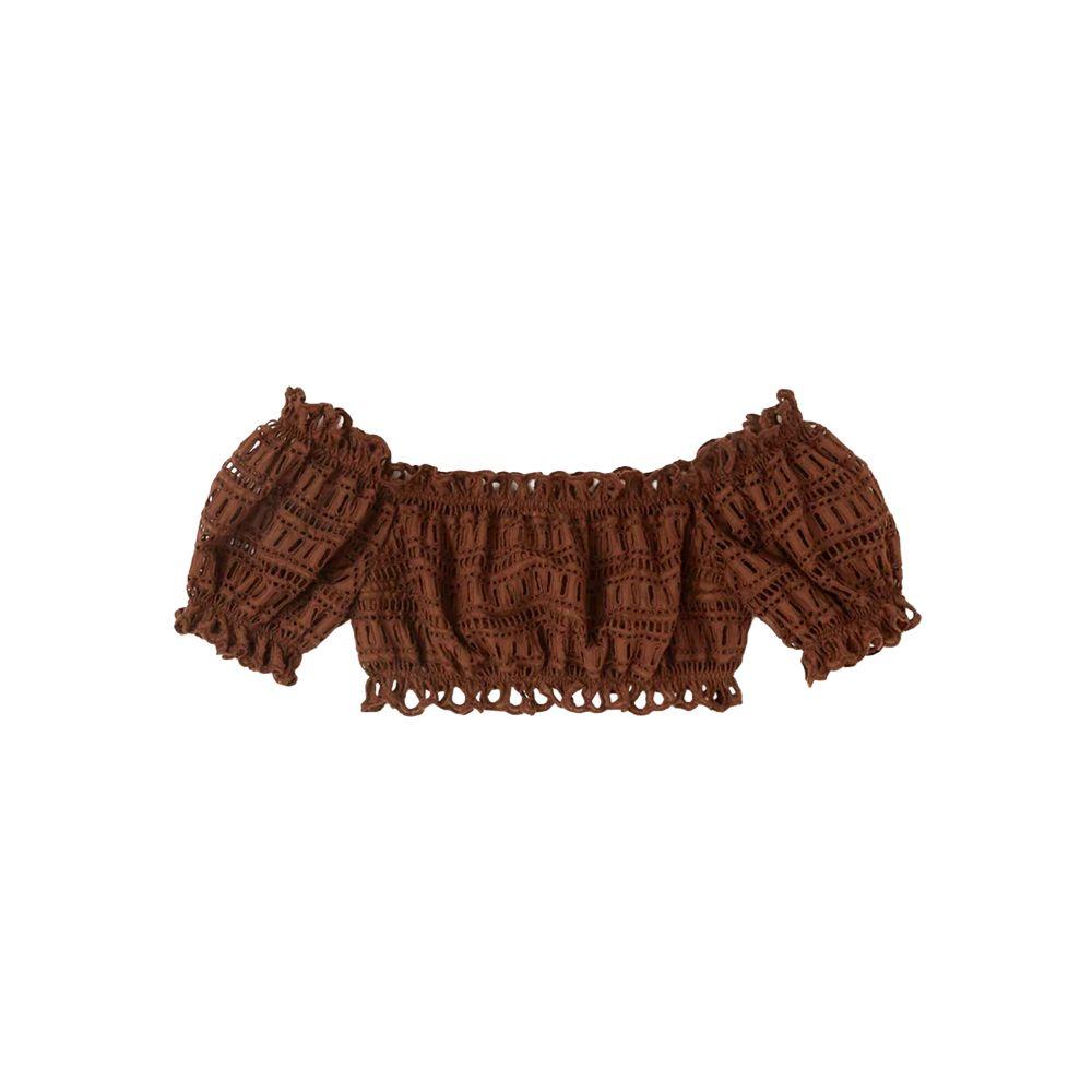 ERMANNO SCERVINO braon vezeni ženski top