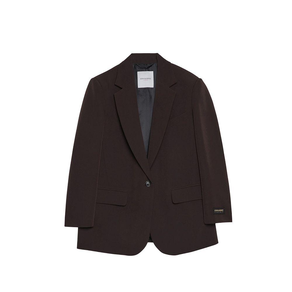 ERMANNO SCERVINO braon ženski oversized sako