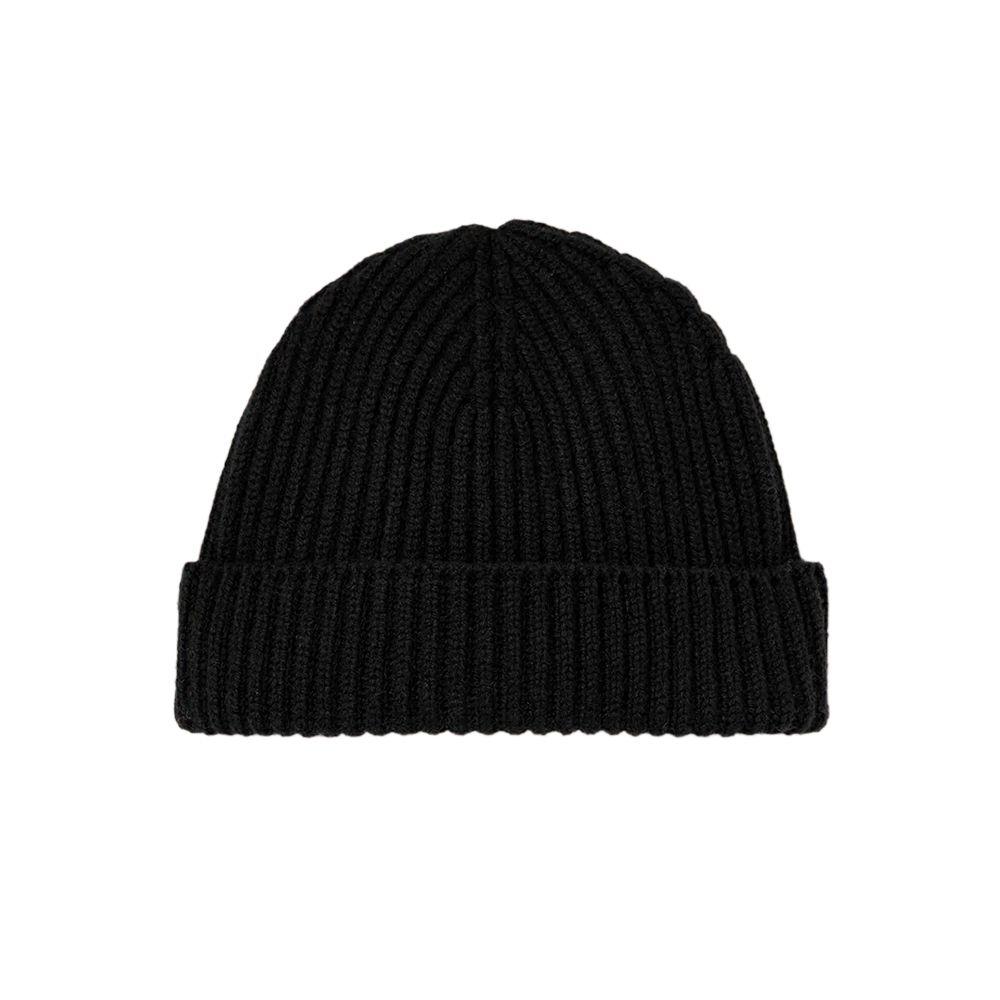 FEDELI crna muška kapa - rebrasta