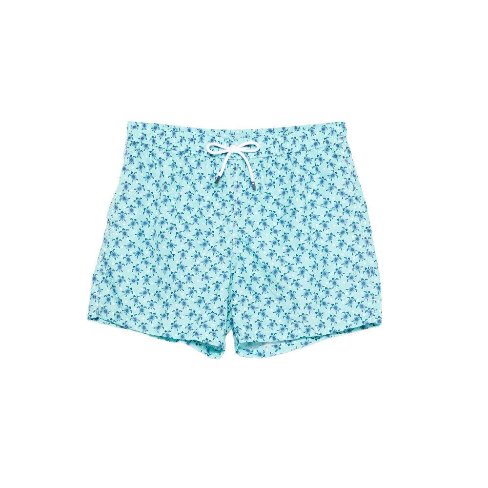 FEDELI svijetlo zeleni muški šorts sa printom kornjače