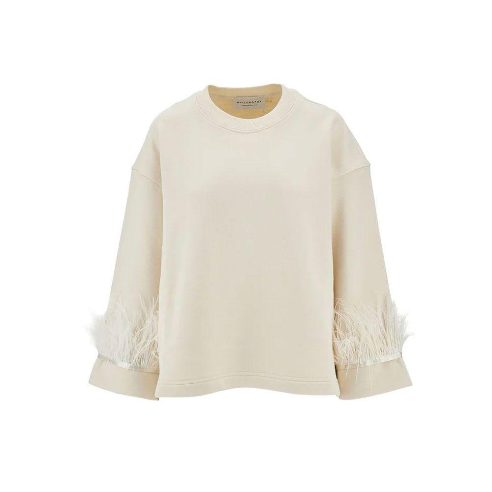 PHILOSOPHY mliječno bijeli ženski duks