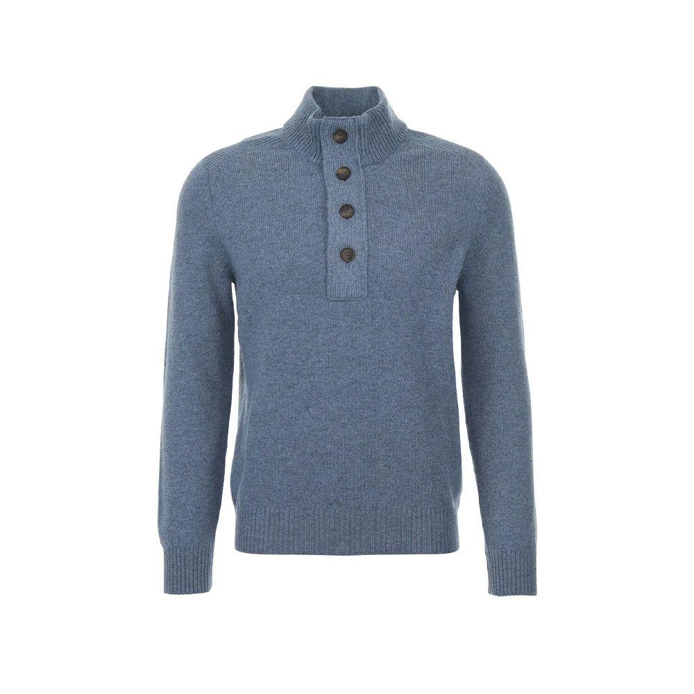 GRAN SASSO plavi muški džemper