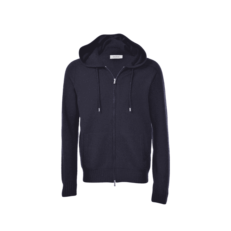 GRAN SASSO teget muški džemper sa kapom