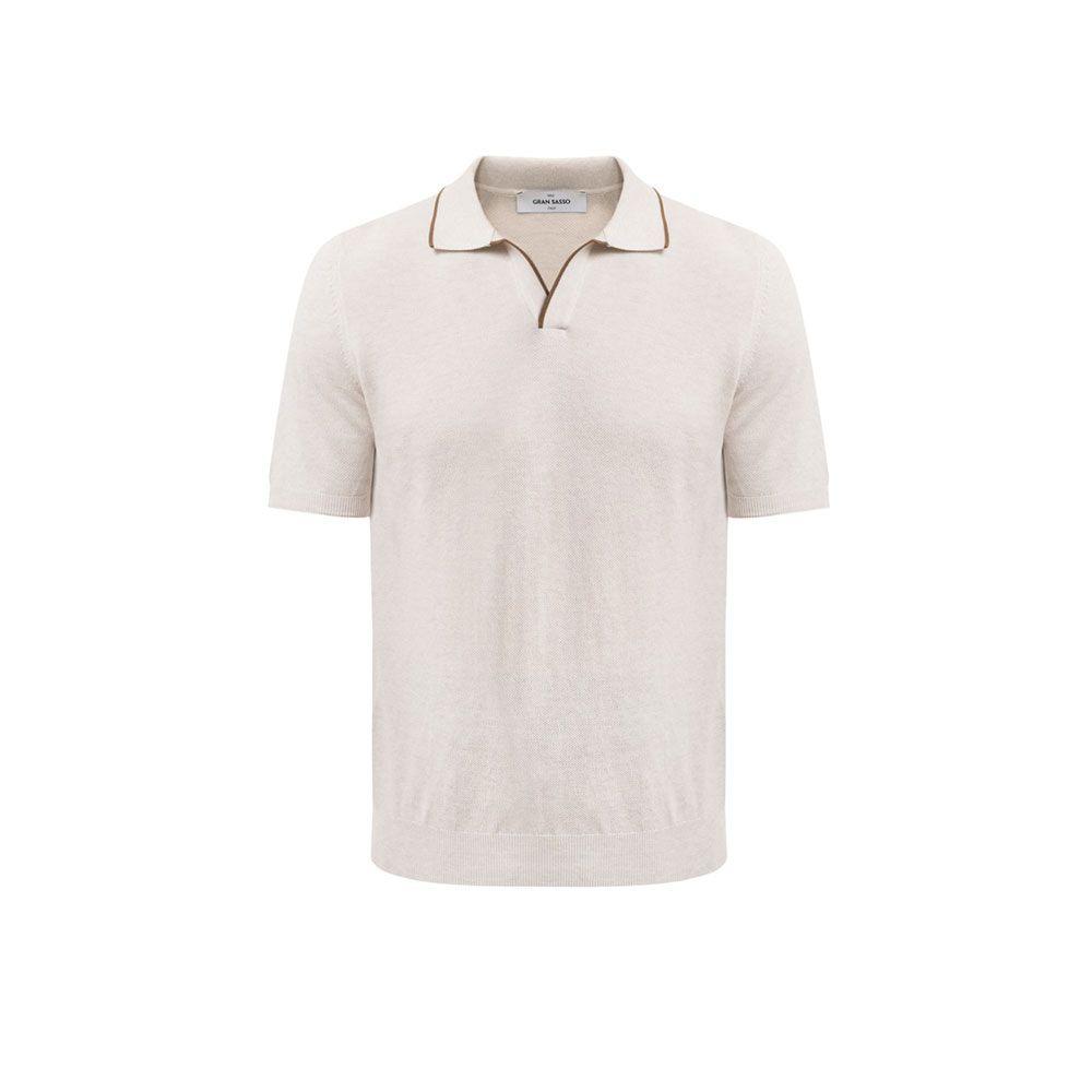 GRAN SASSO tamno bež polo muška majica