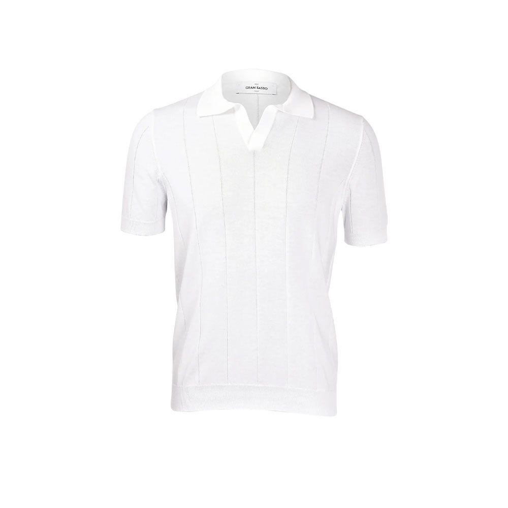 GRAN SASSO bijela polo muška majica