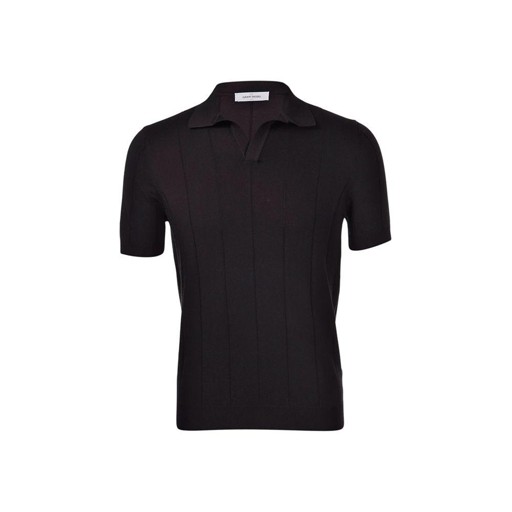 GRAN SASSO crna polo muška majica