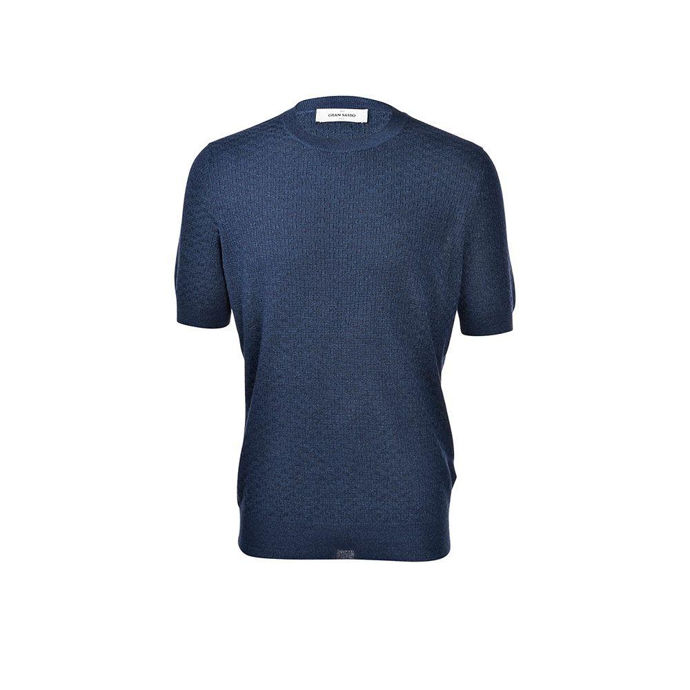 GRAN SASSO teget muška končana majica
