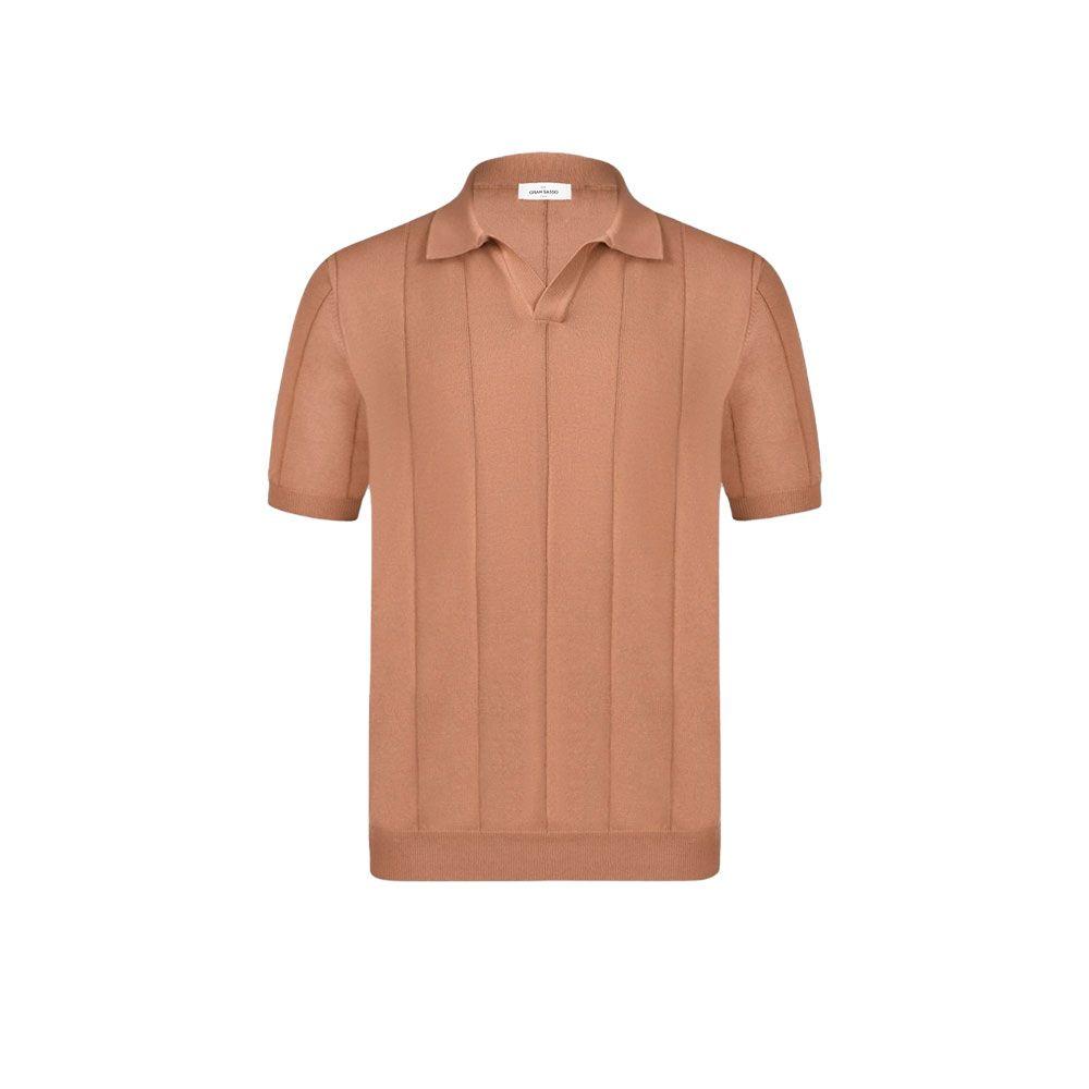 GRAN SASSO braon muška majica sa prugama