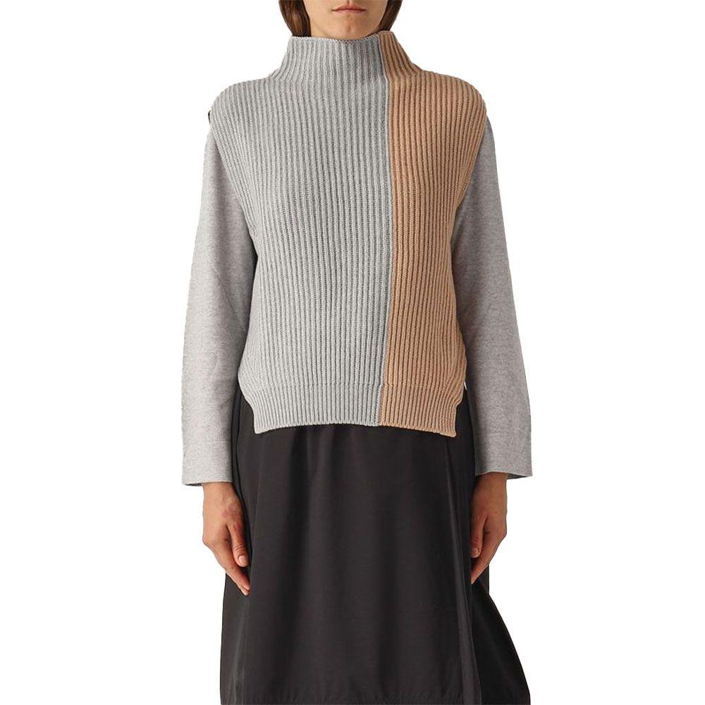 GRAN SASSO sivo-bež ženski prsluk 