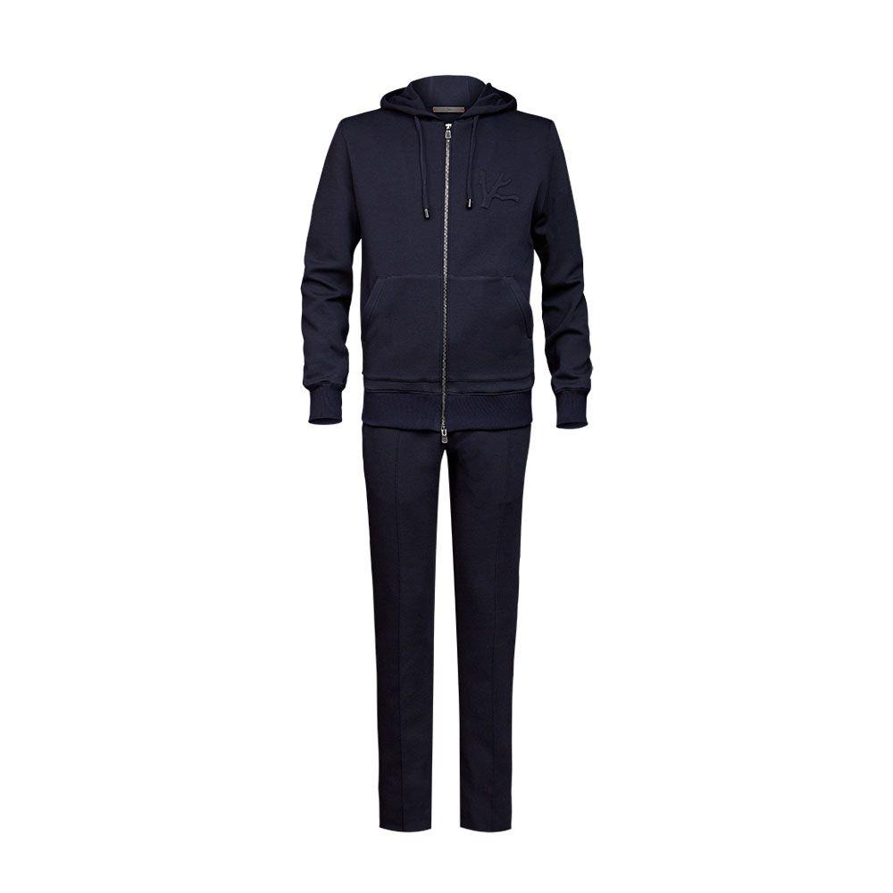 ISAIA teget muška trenerka na raskopčavanje