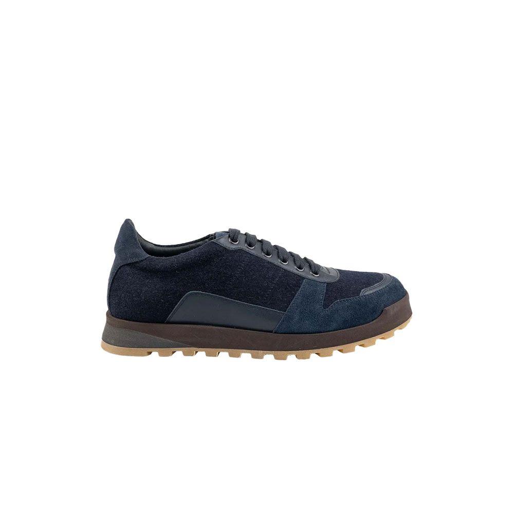 ISAIA teget muške patike od kašmira