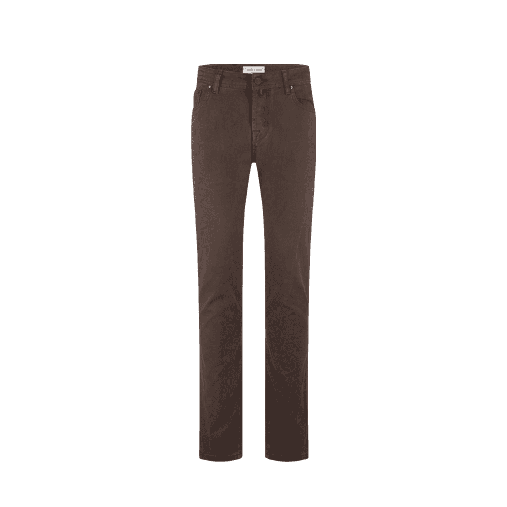 JACOB COHEN braon muške slim pantalone