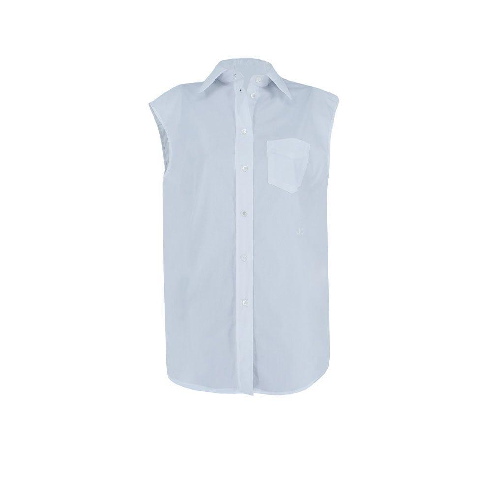 JACOB COHEN bijela ženska košulja bez rukava