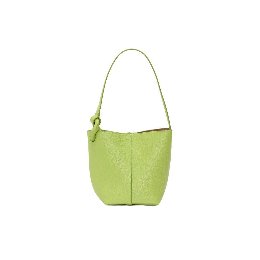 JW ANDERSON Corner Small Bucket limeta zelena ženska tašna 