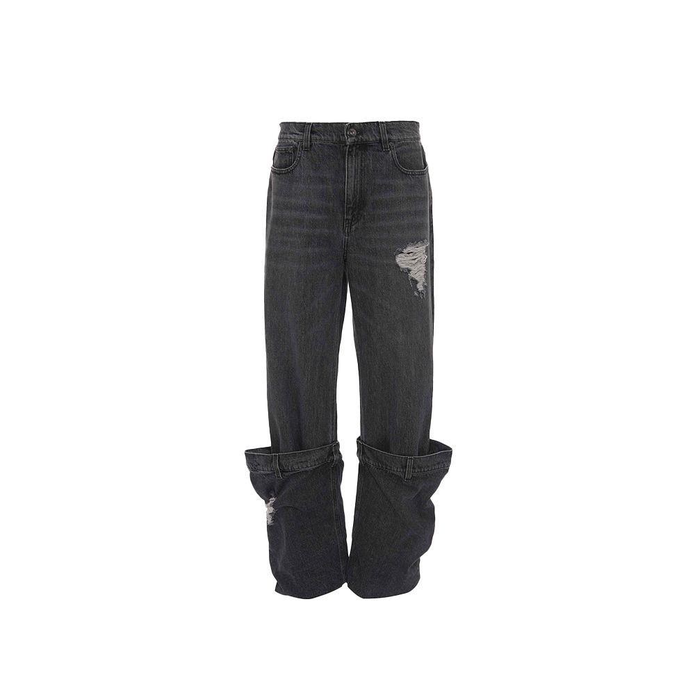 JW ANDERSON Bucket Jeans sive teksas ženske farmerice