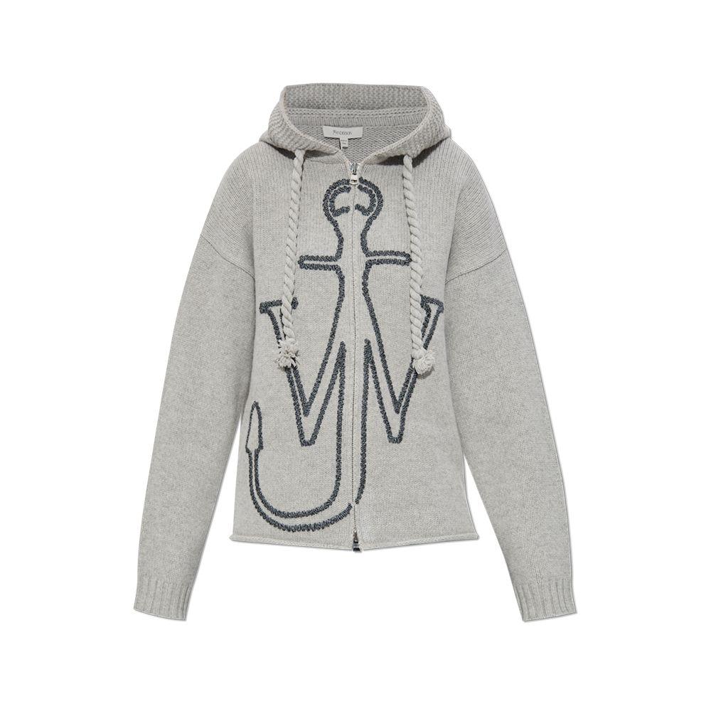 JW ANDERSON sivi ženski džemper sa izvezenim logom