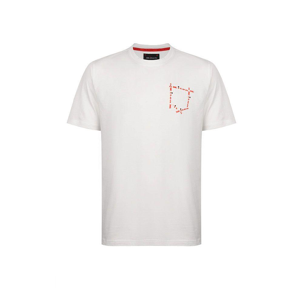 KITON bijela muška majica